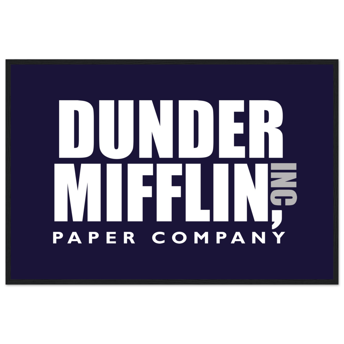 Dunder Mifflin Paper Company, Inc from the Office poster by Art-O-Rama Shop
