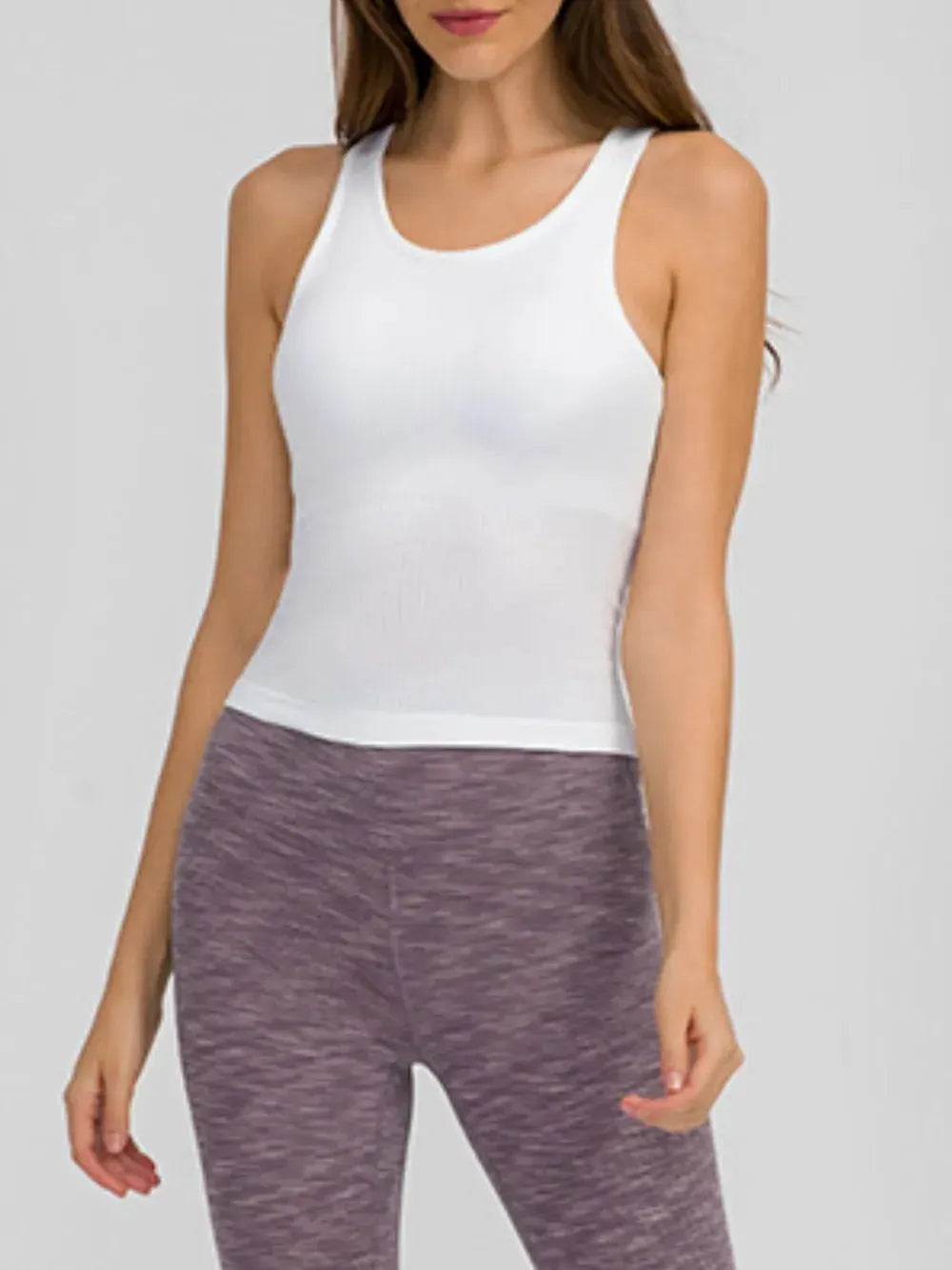 Millennia Round Neck Racerback Active Tank by Millennia