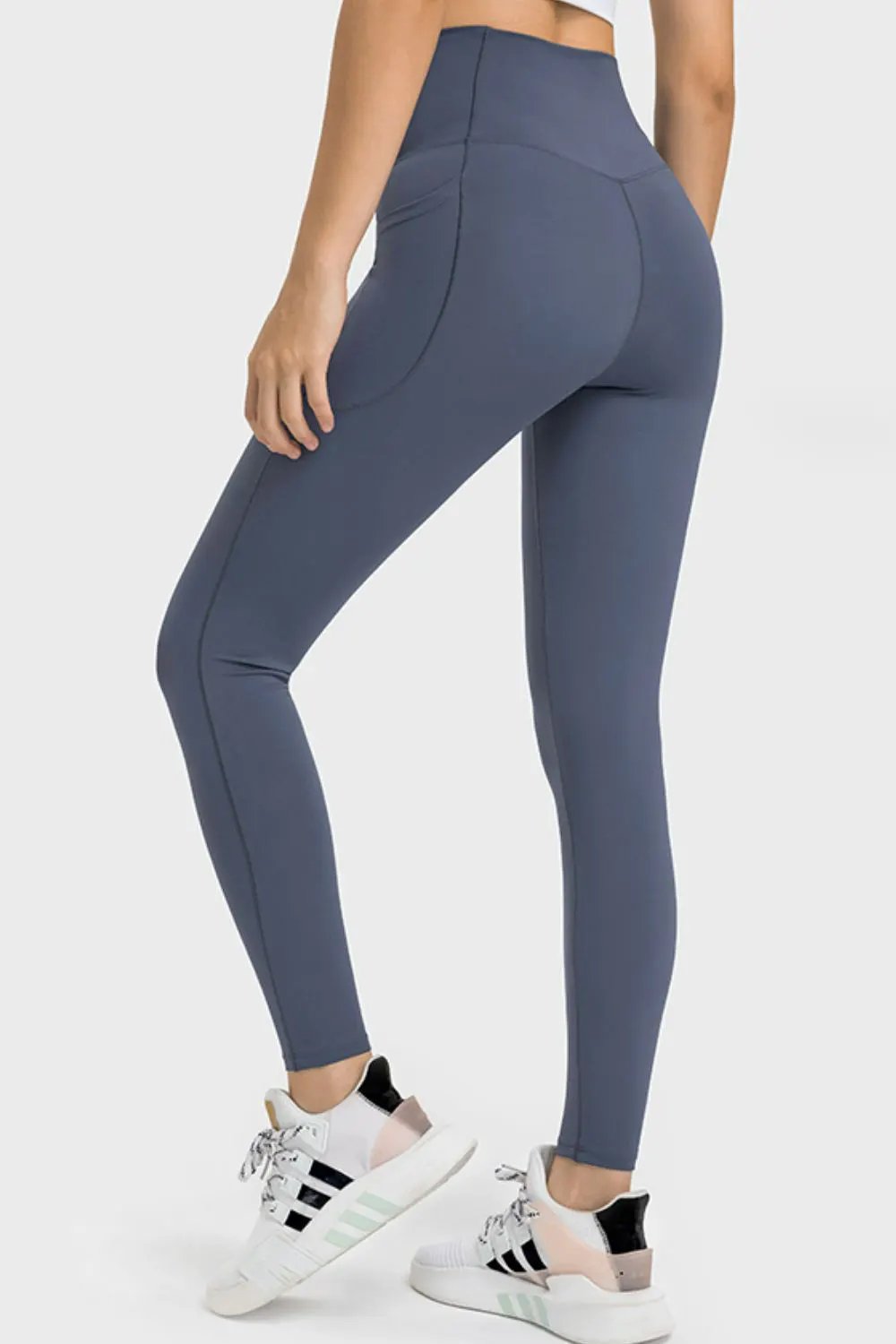 Millennia V-Waist Yoga Leggings with Pockets by Millennia
