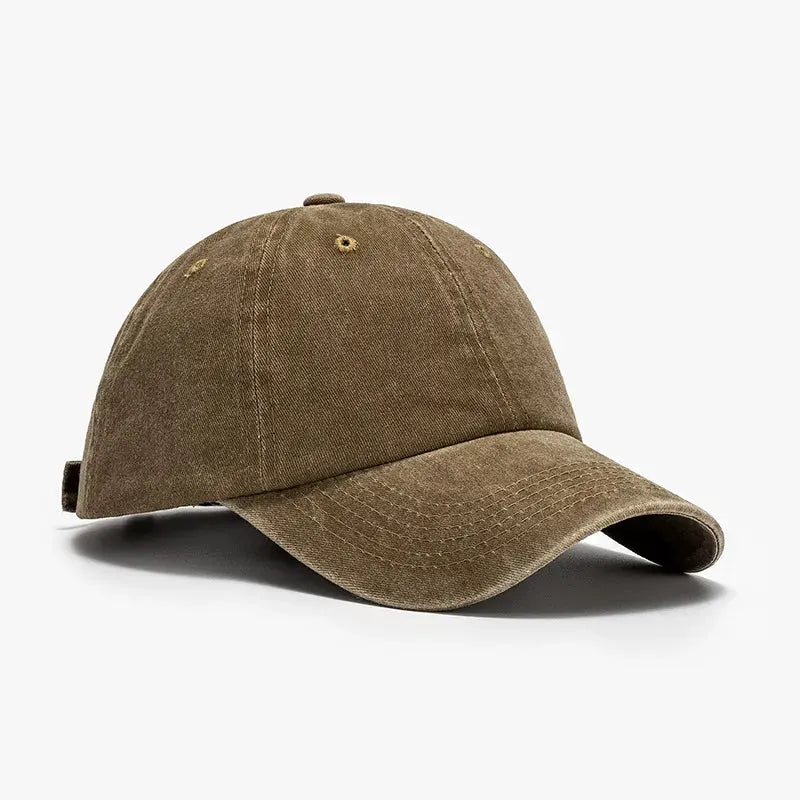 Washed Curved-Brim Baseball Cap by Partner Label