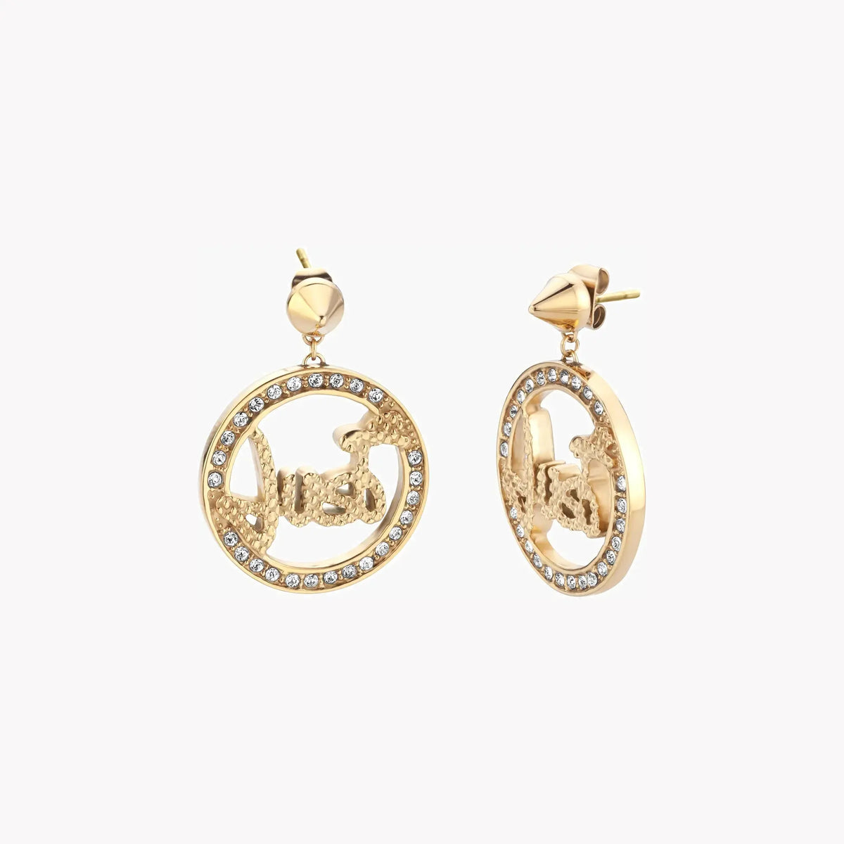 Just Cavalli Women's Gold Earrings, Stainless Steel | Jcer00590200 by JUST CAVALLI