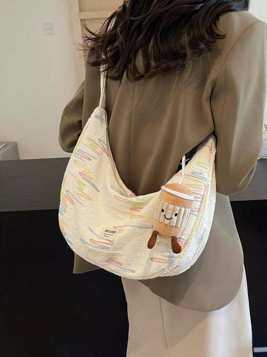 Cartoon Charm Crossbody Bag by Partner Label