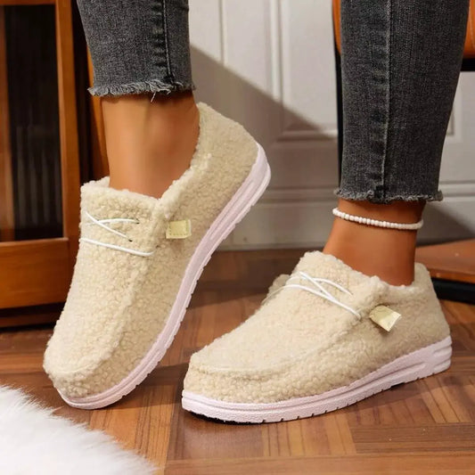 Round Toe Flats Slip-Ons by Partner Label