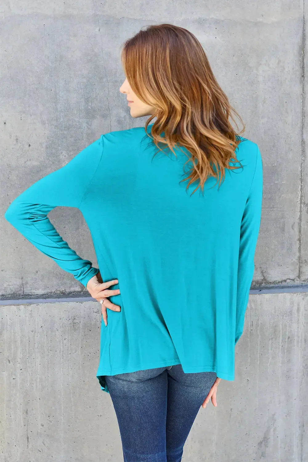 Basic Bae Full Size Open Front Long Sleeve Cardigan by Basic Bae