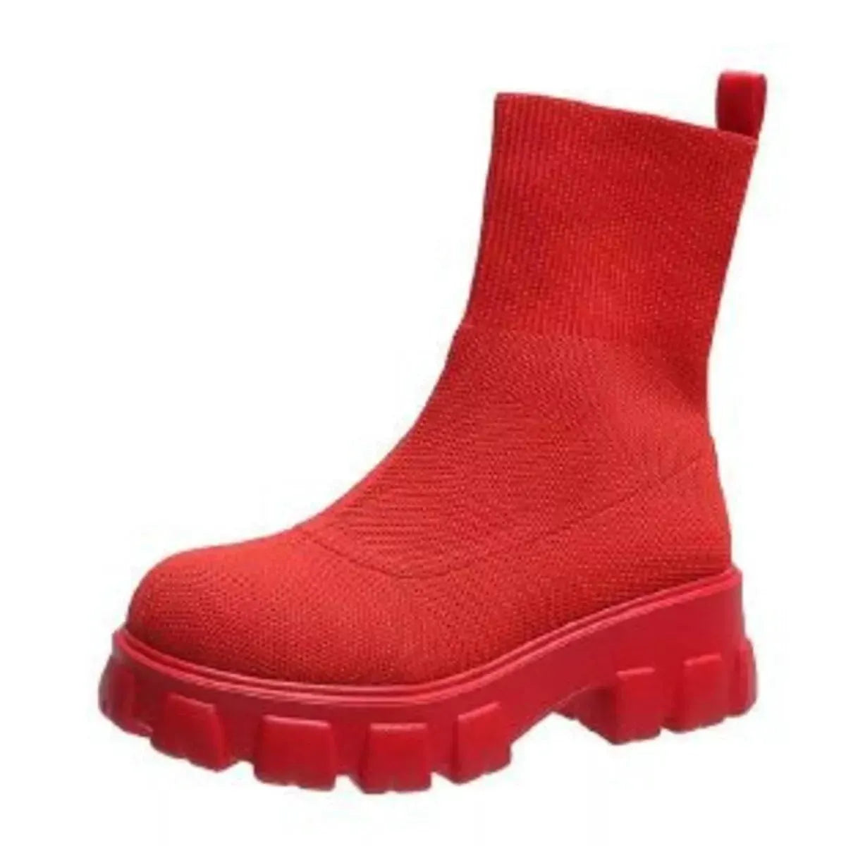 Round Toe Block Heels Boots by Partner Label