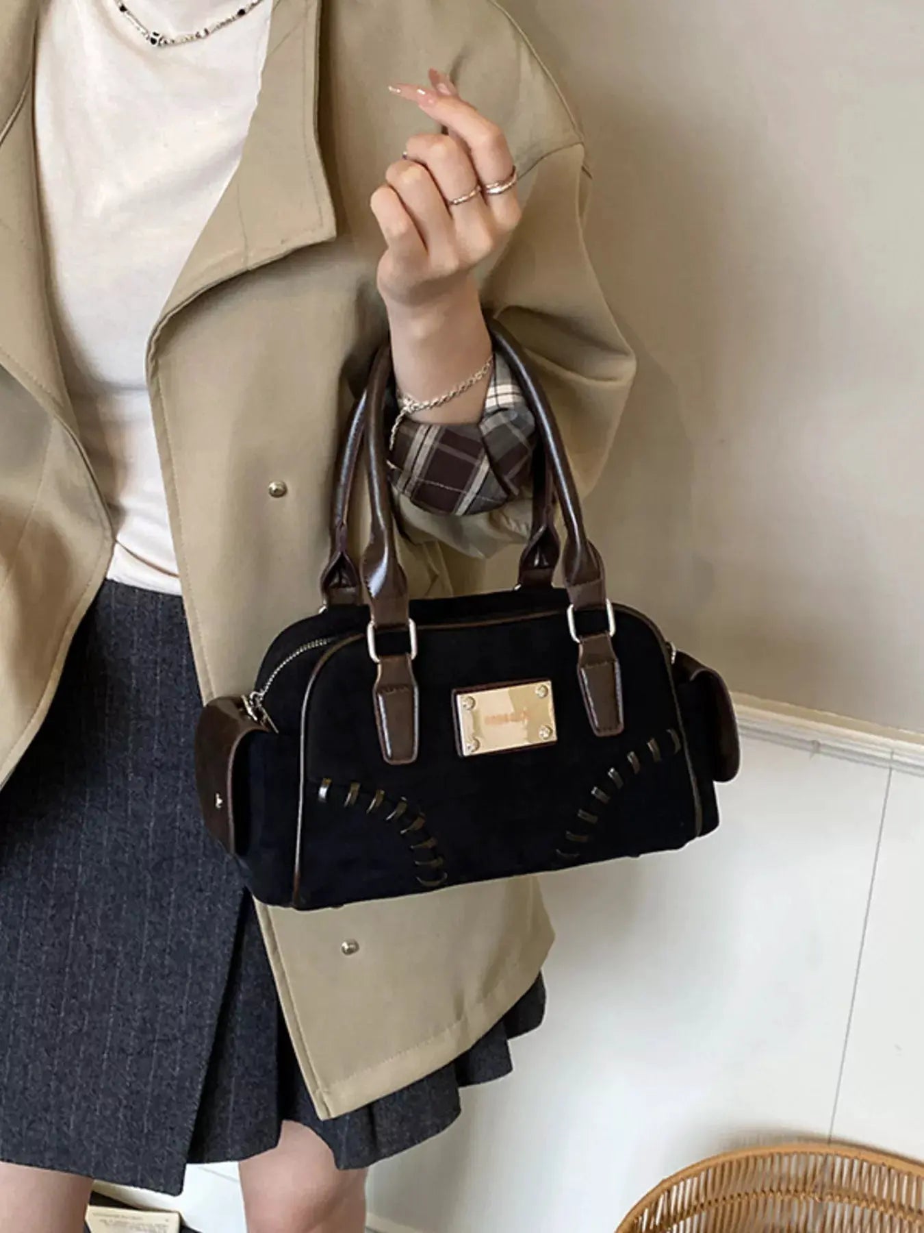 Vintage Top Handle Crossbody Bag by Partner Label