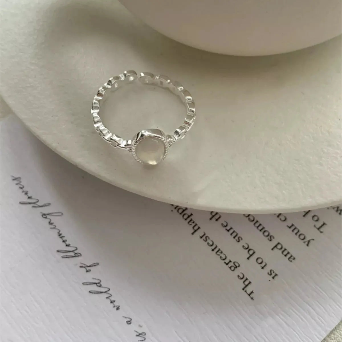 925 Sterling Silver Open Ring by Partner Label