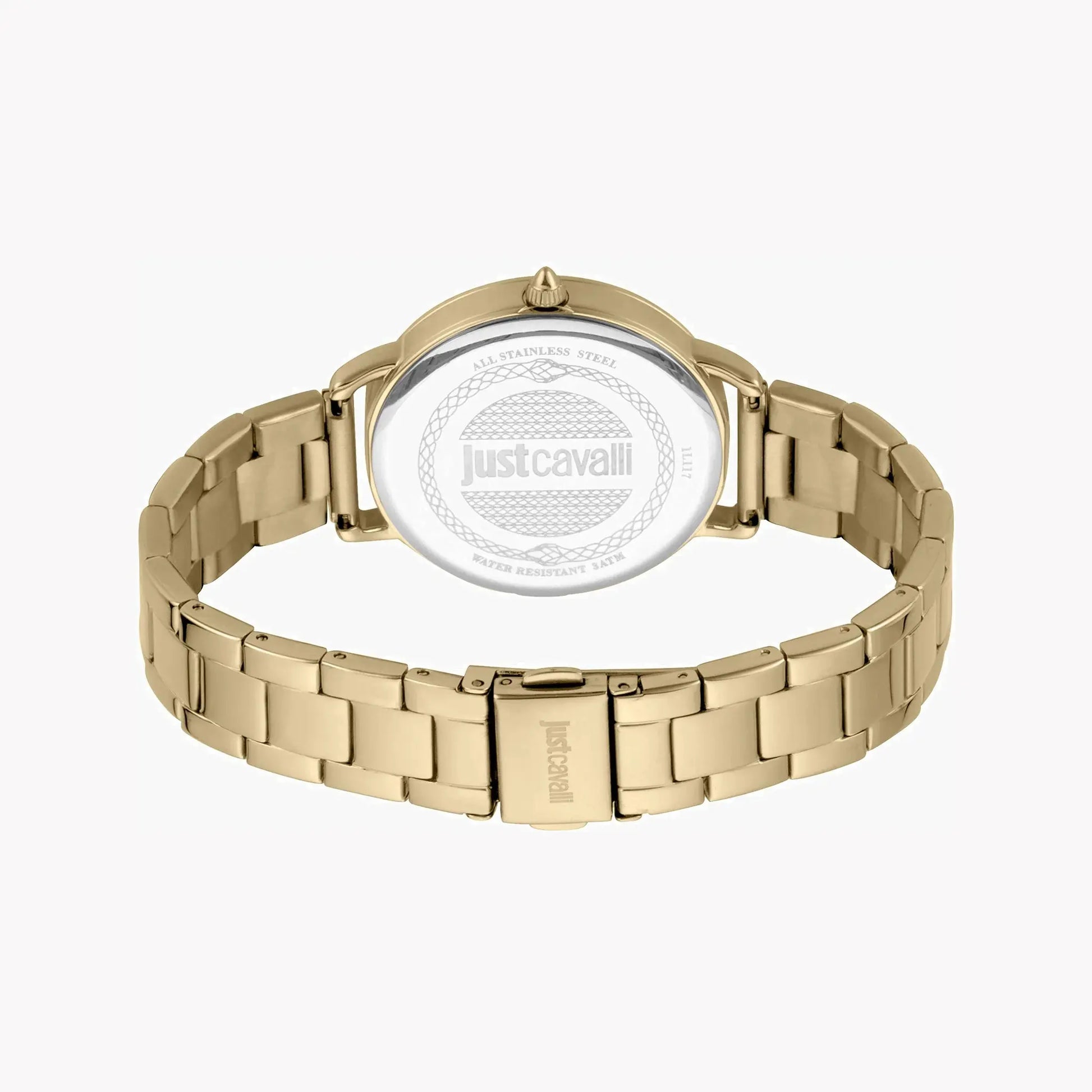 Just Cavalli Women's Gold Stainless Steel Watch, Champagne Dial | Jc1l117m0065 by JUST CAVALLI