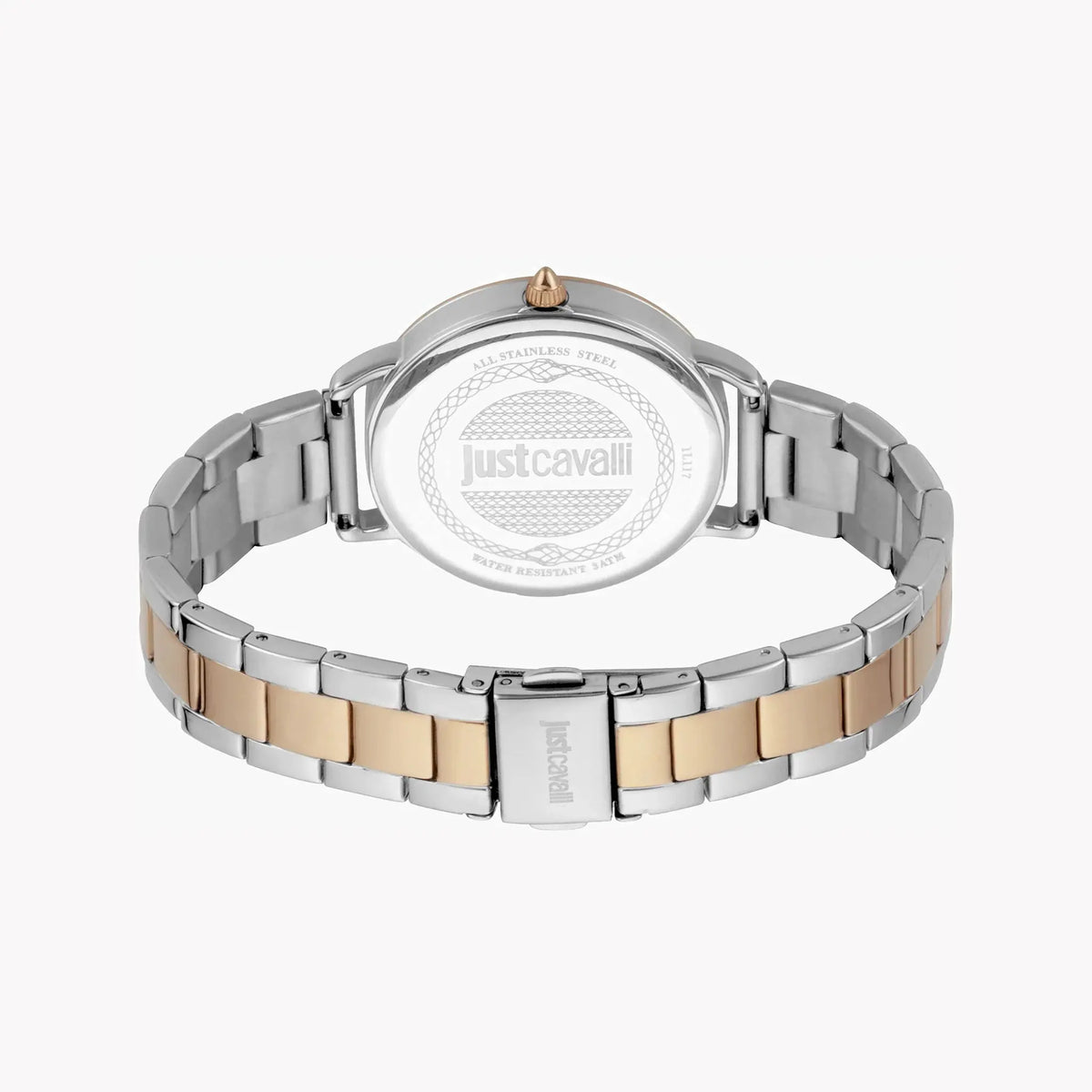 Just Cavalli Women's Silver & Rose Gold Watch, Silver Dial | Jc1l117m0095 by JUST CAVALLI