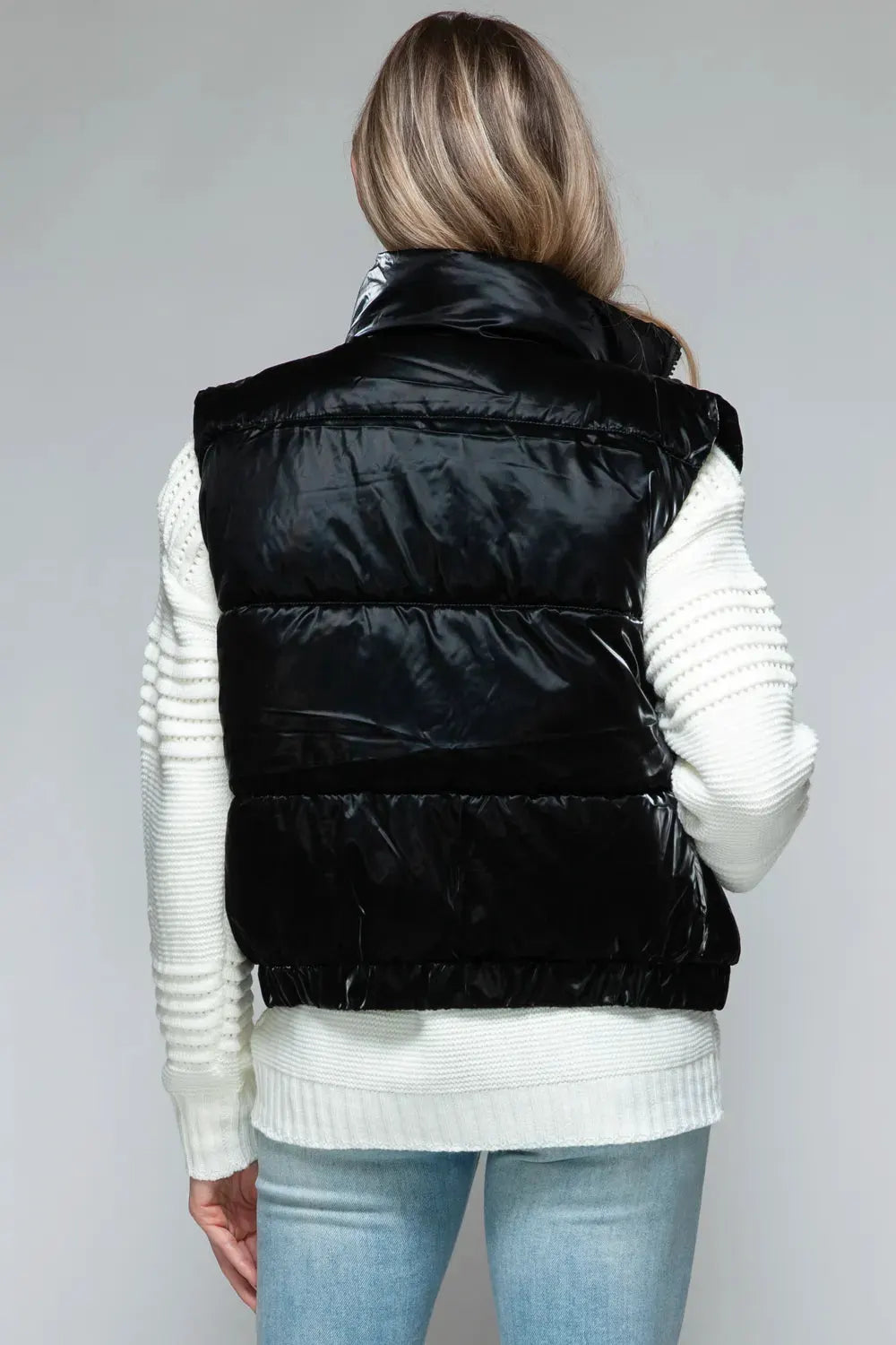 Snobbish Fine Fur Lining Quilted Vest by Snobbish