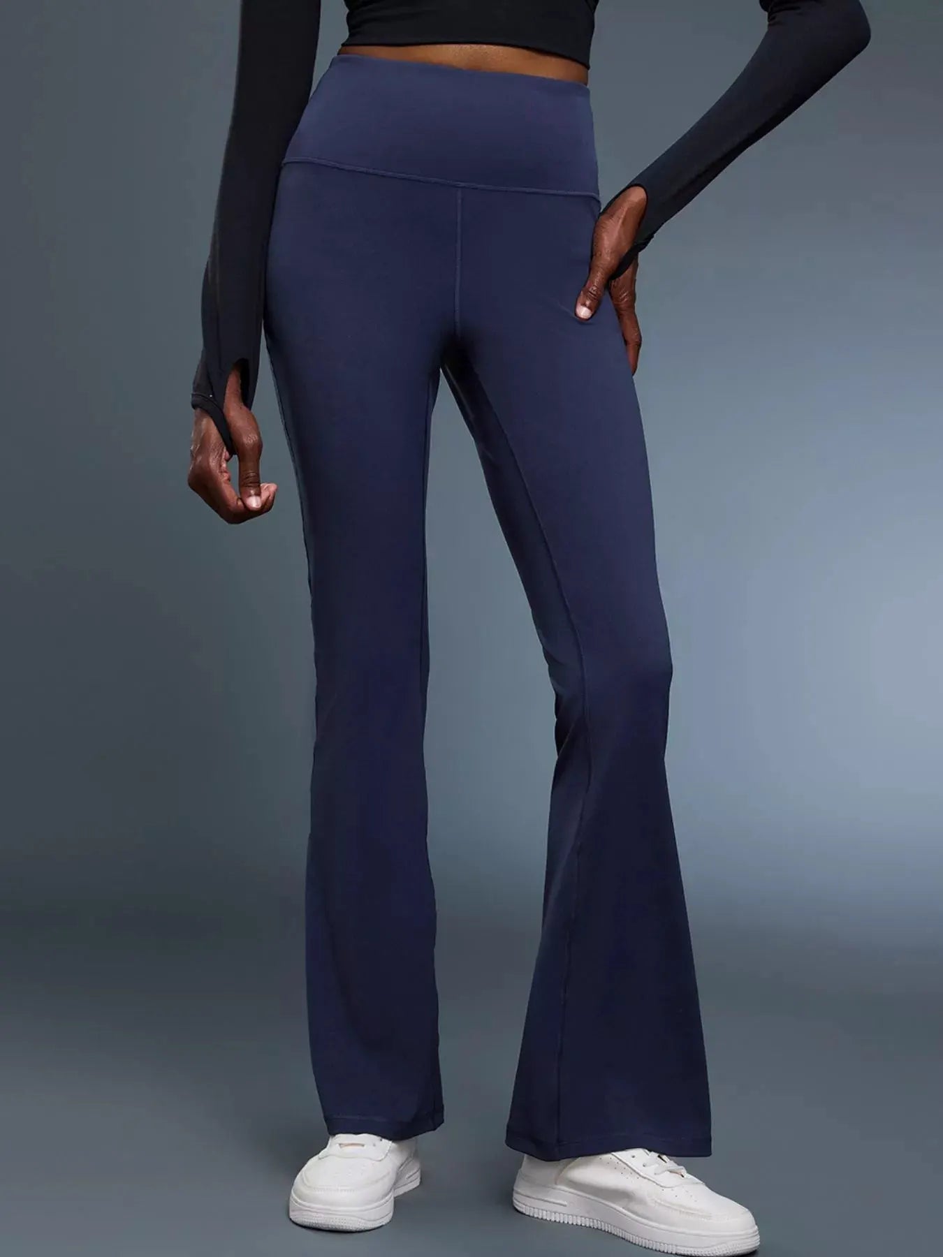 High-Waisted Flare Active Pants by Partner Label