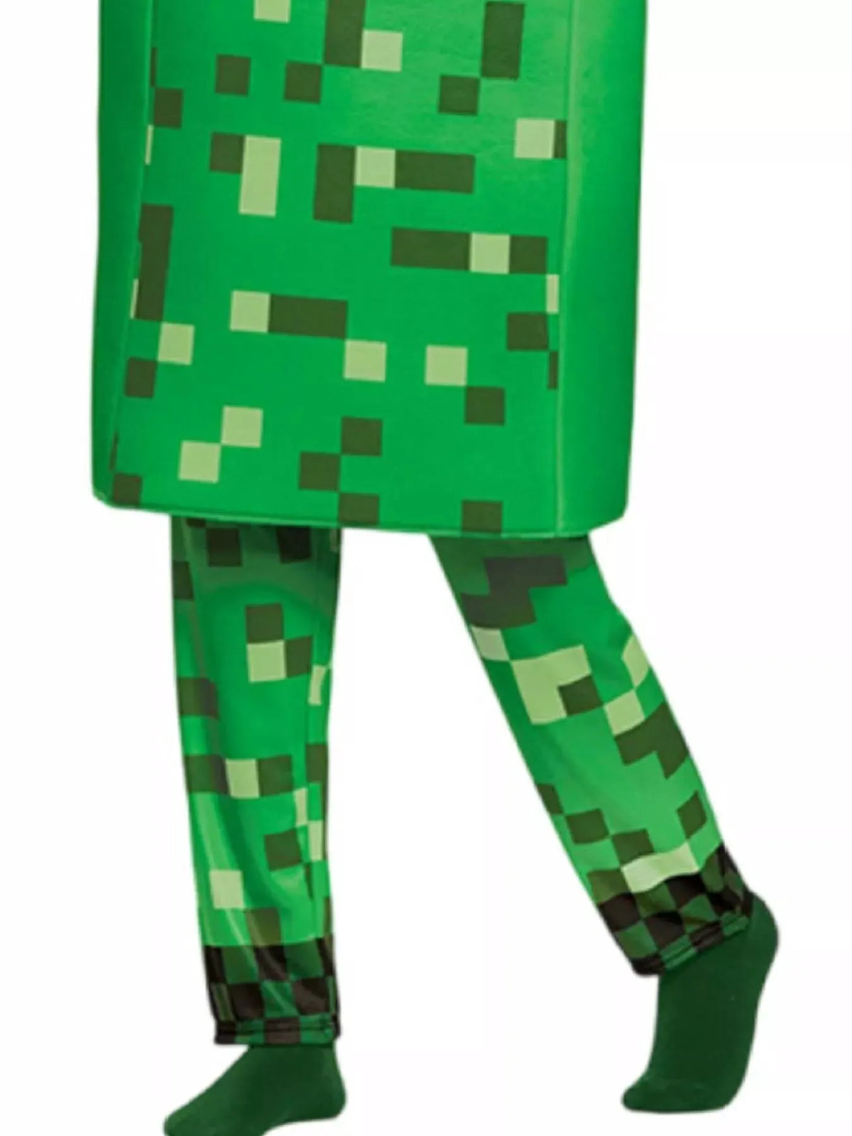 Children's Minecraft Pixelated Print Costume Set by Trendsi