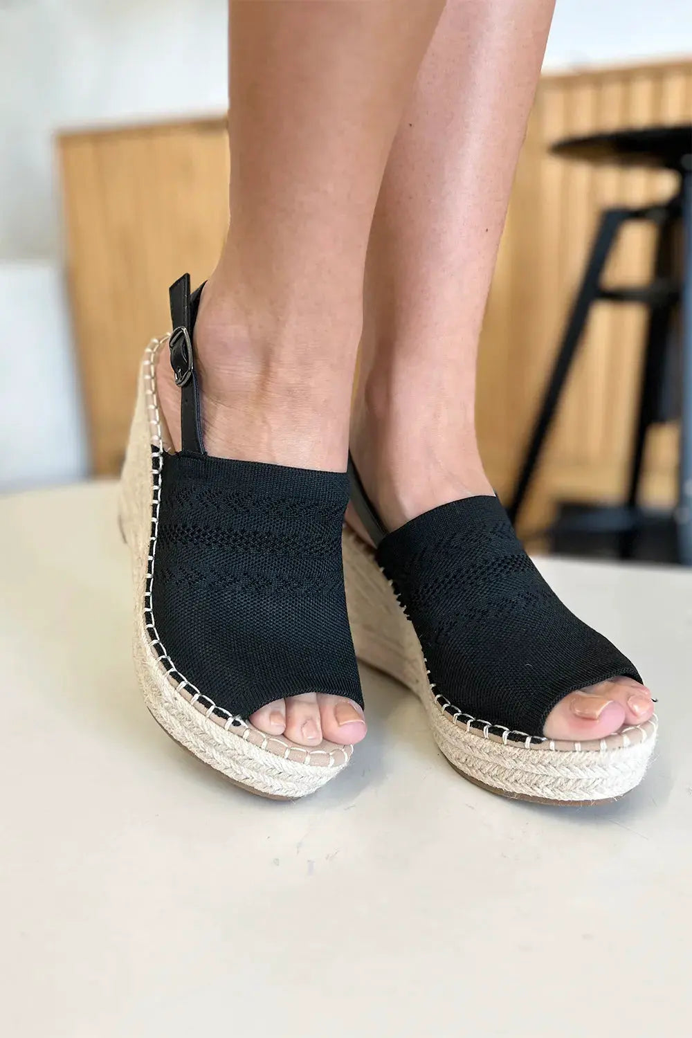 Forever Link Peep Toe High Heel Sandals by Forever Link