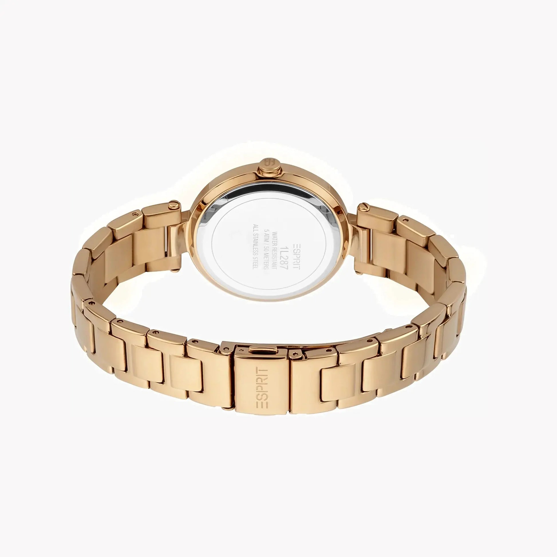 Esprit Women's Rose Gold Watch, White Mother Of Pearls | Es1l067m0025 by ESPRIT