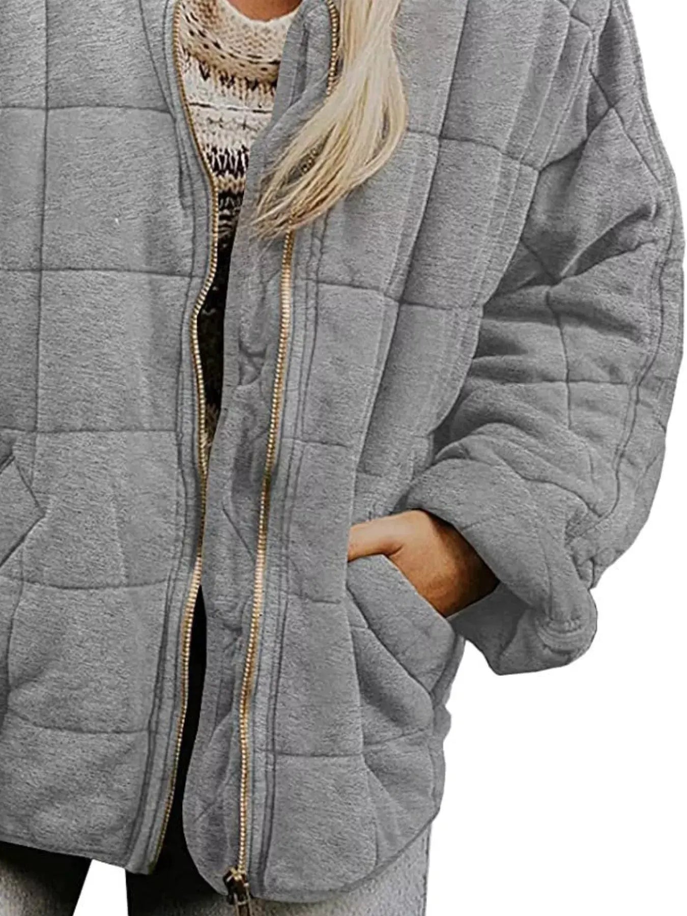 Quilted Zip Up Outerwear | Partner Labels Selection by Partner Label
