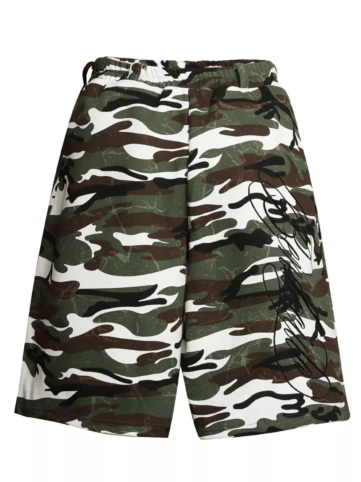 Men's Camouflage Print Capris by Trendsi