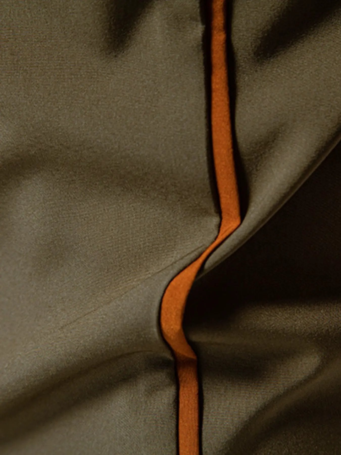 Men's Contrast Trim Button-Down Shirt by Trendsi