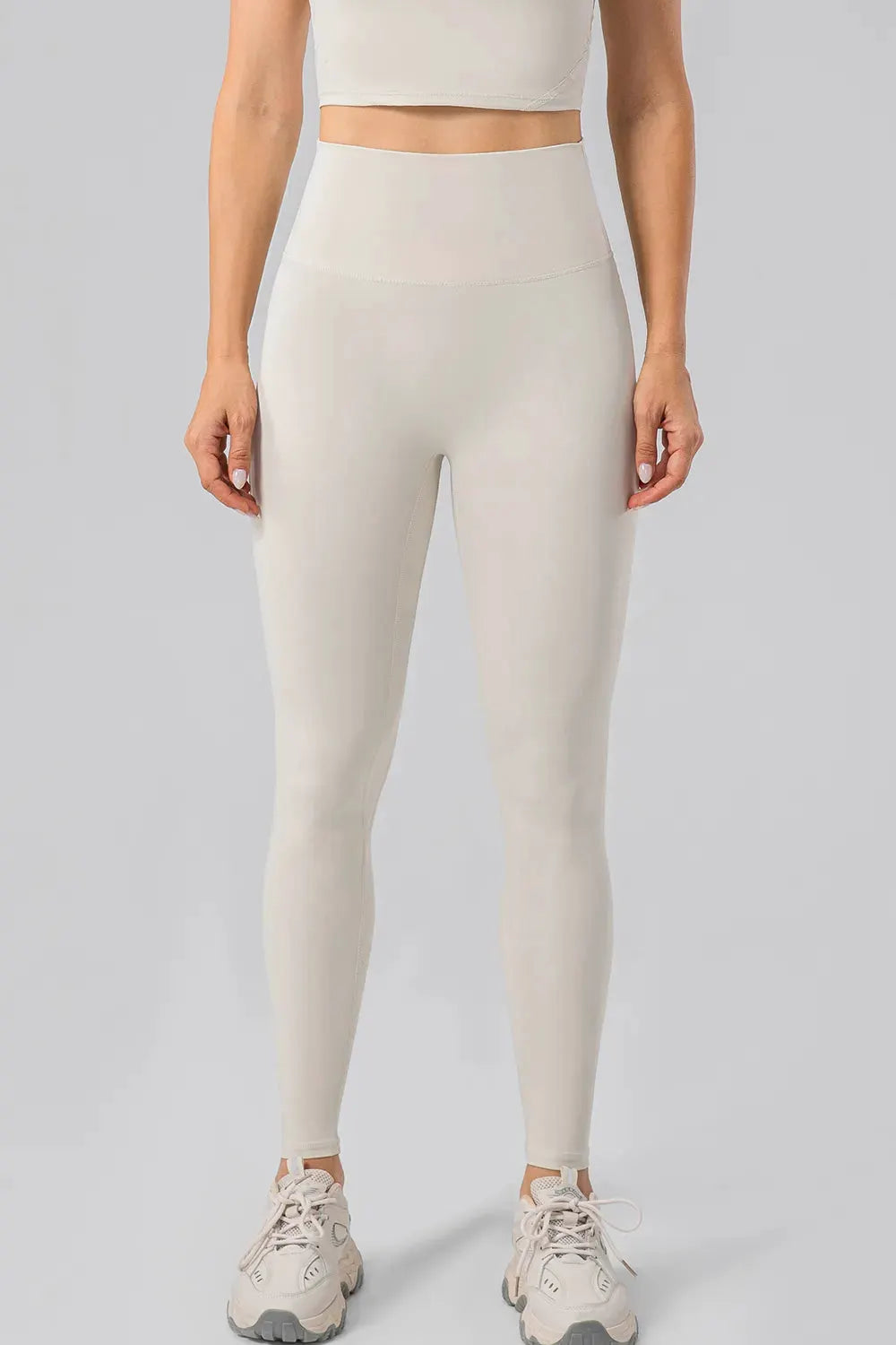 High Waist Wide Waistband Active Leggings by Partner Label