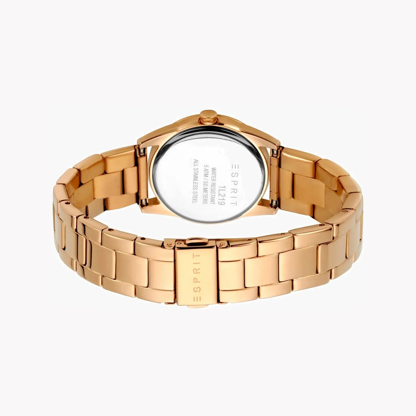 Esprit Women's Rose Gold Stainless Steel Watch, Silver Dial | Es1l189m0015 by ESPRIT