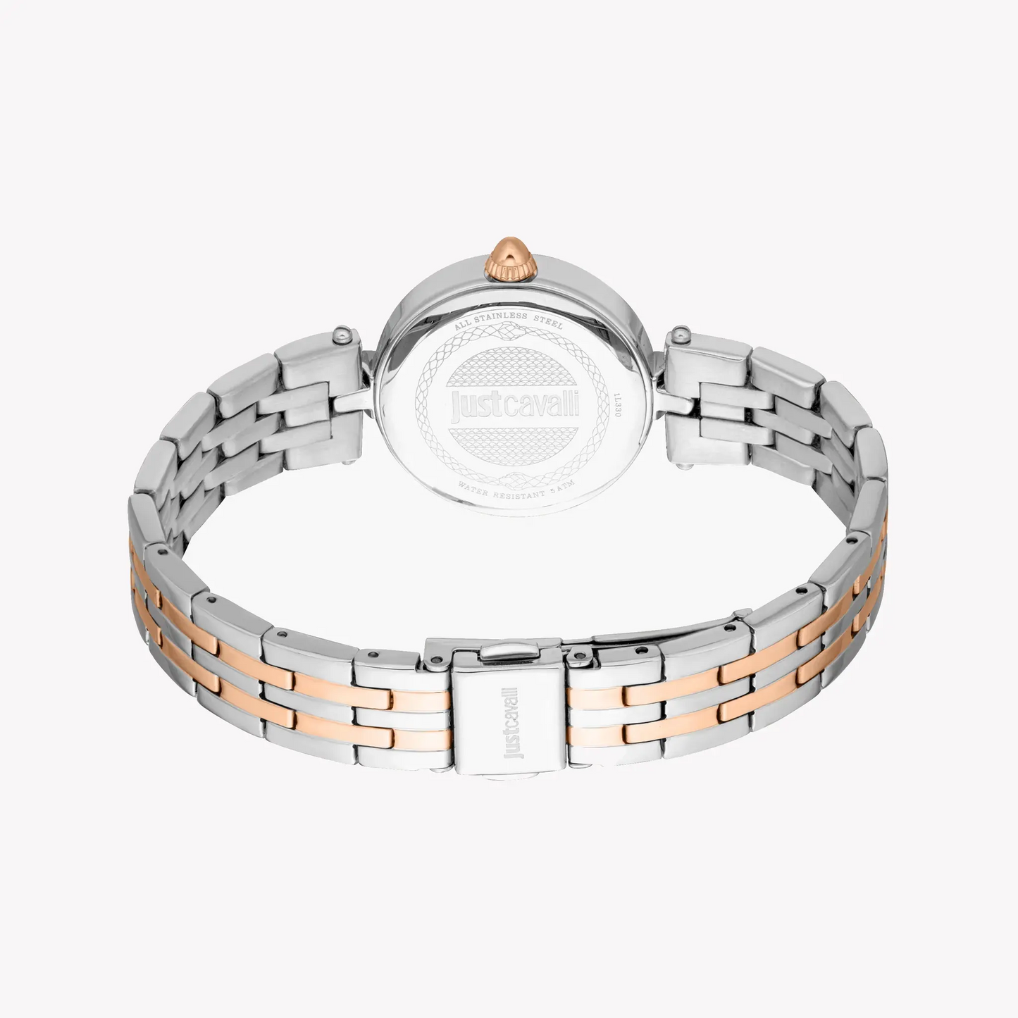 Just Cavalli Women's Two-Tone Watch, Silver Dial | Jc1l330m0085 by JUST CAVALLI