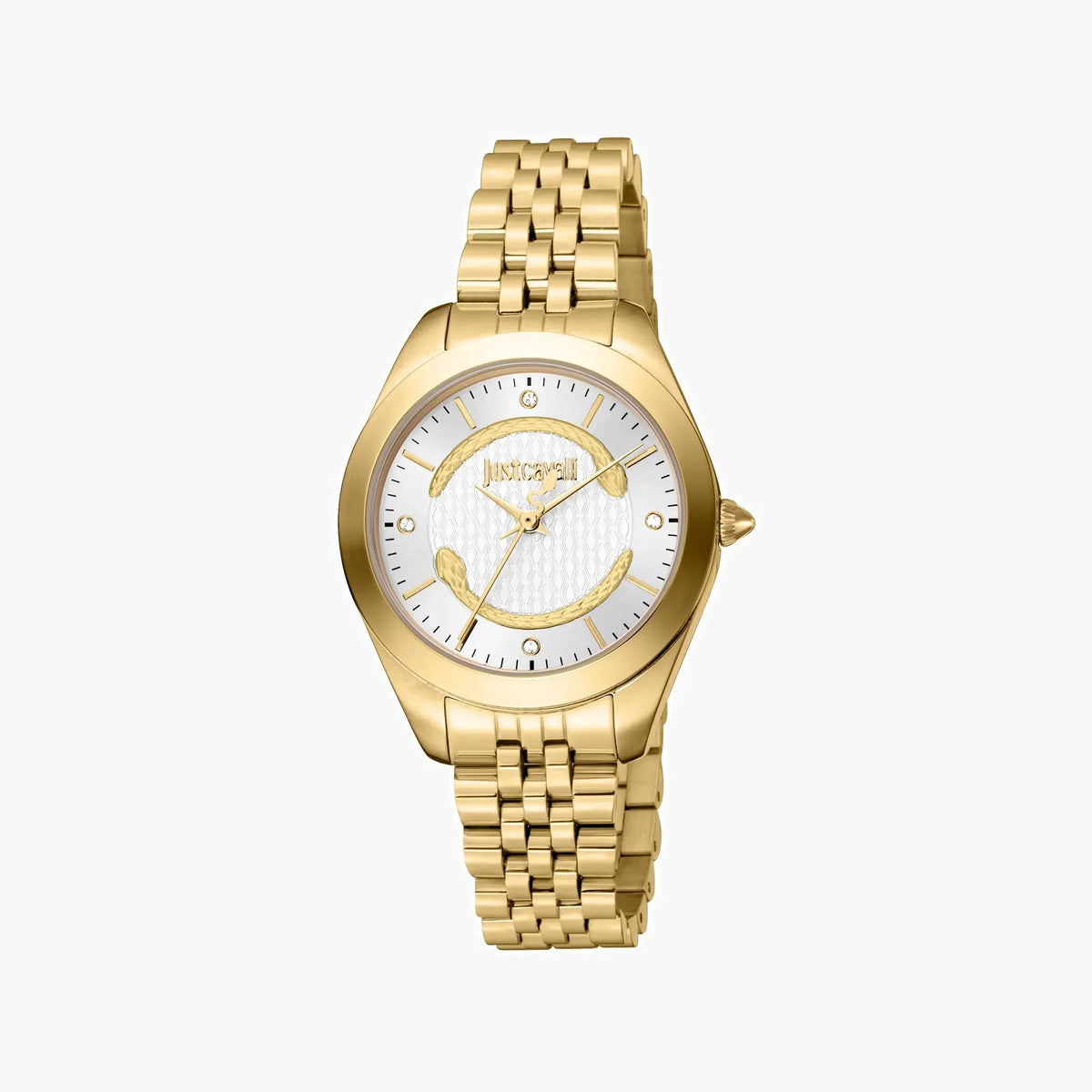 Just Cavalli Women's Gold Stainless Steel Watch, Silver Dial | Jc1l210m0455 by JUST CAVALLI