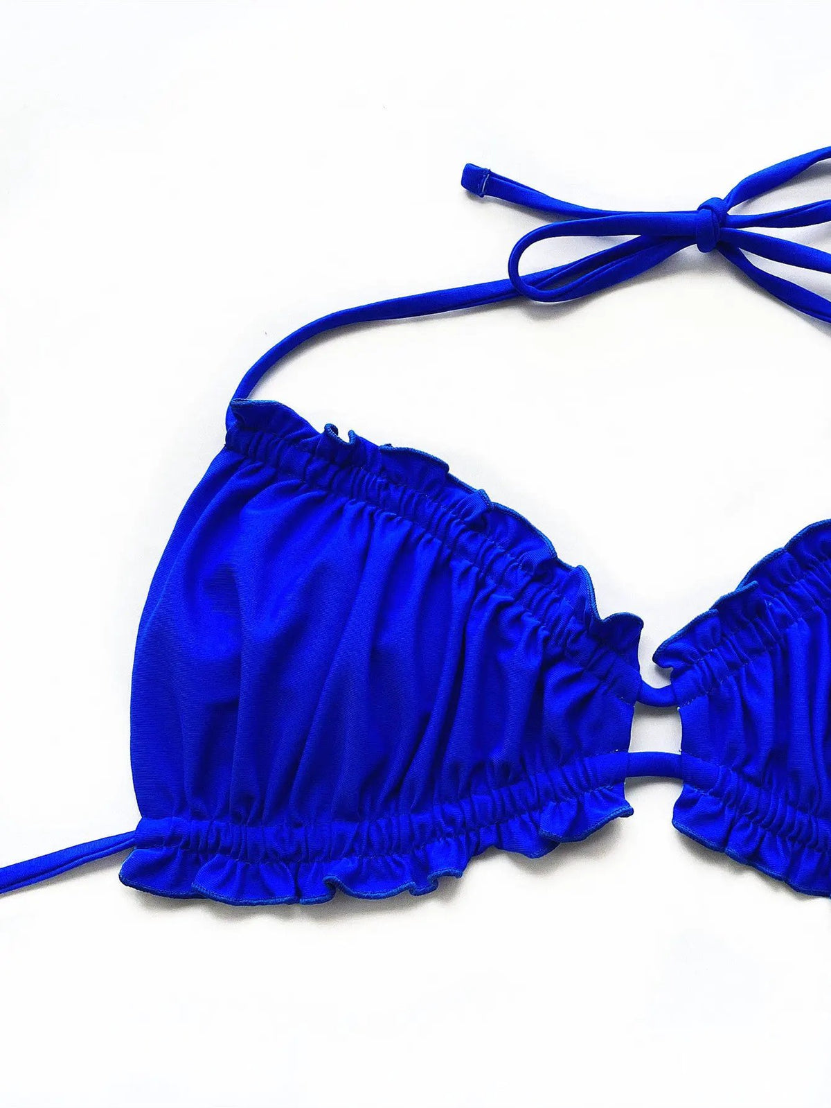 Frill Trill Halter Neck Bikini Set by Partner Label