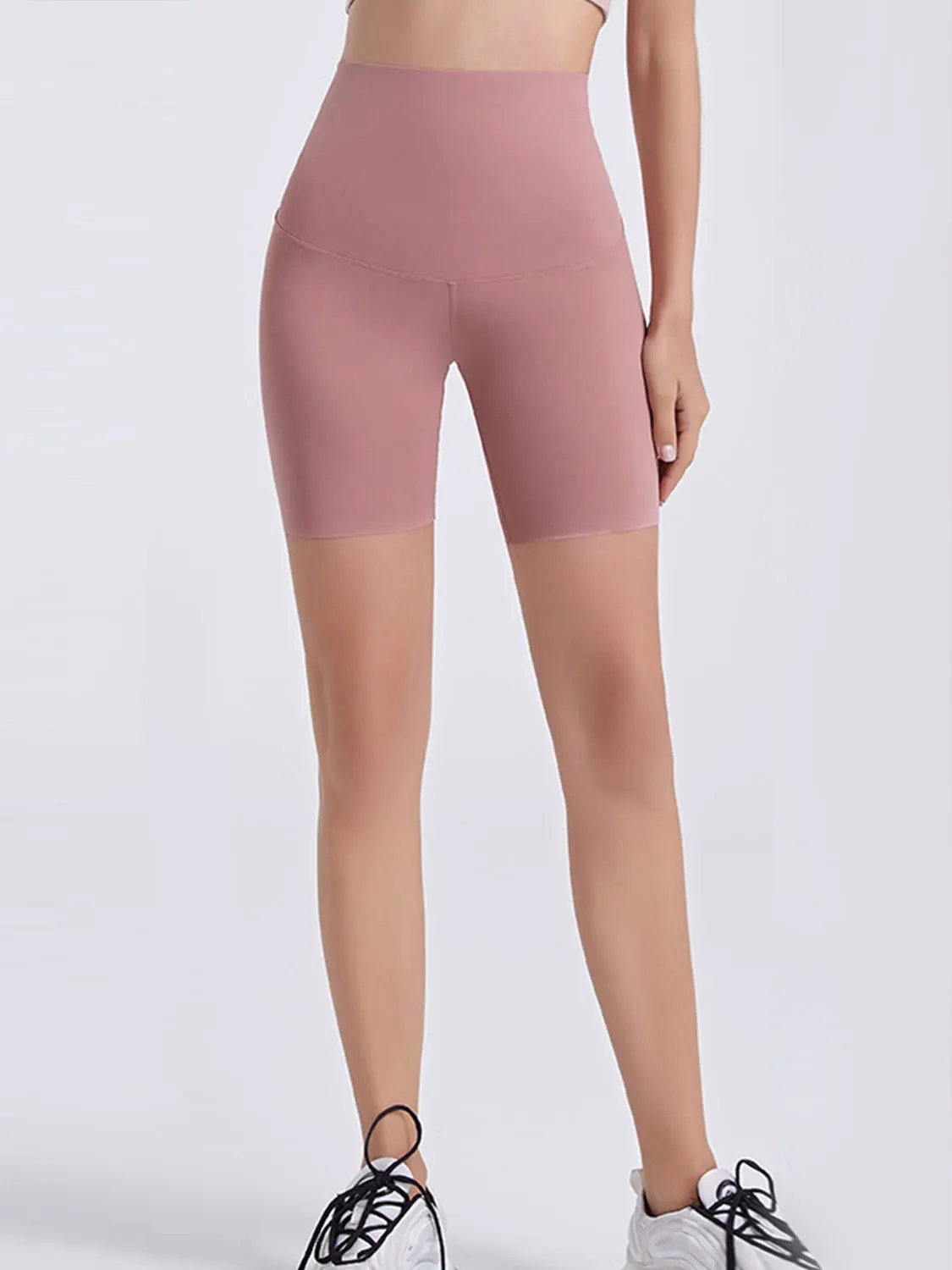 Wide Waistband Sports Shorts by Partner Label