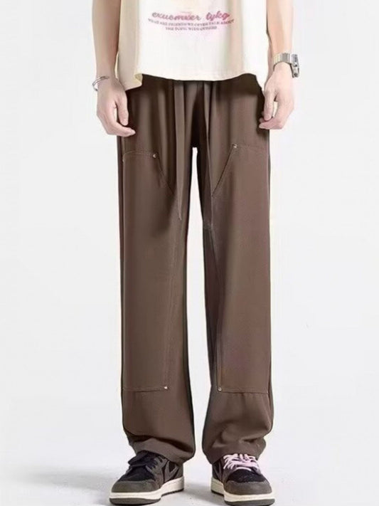 Men's Casual Loose Fit Drawstring Pants by Partner Label