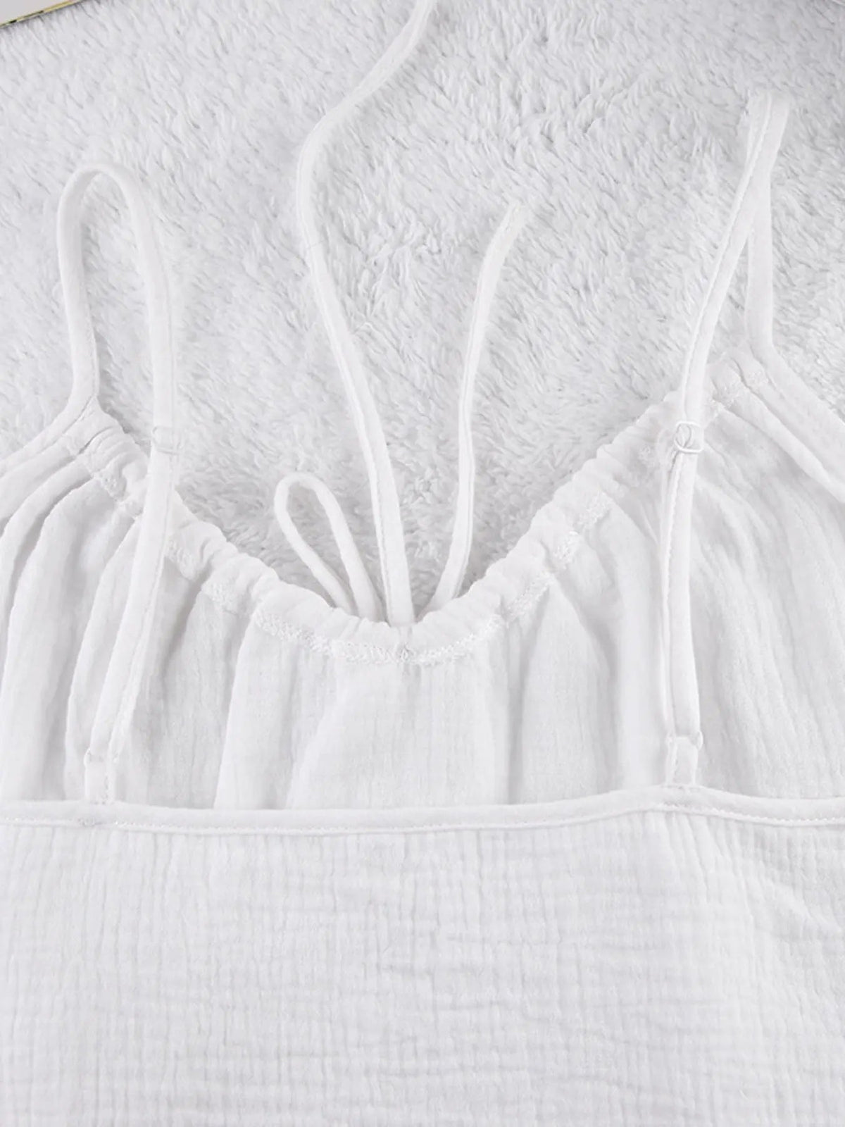 Tie Front Relaxed Fit Cami and Shorts Set by Partner Label