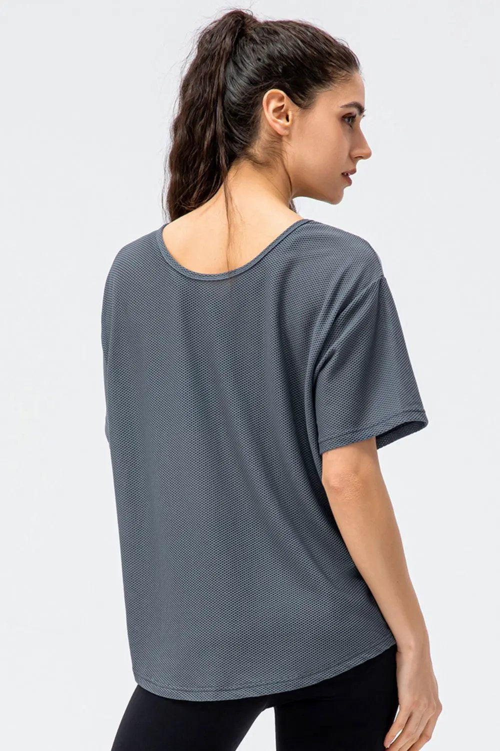 Round Neck Short Sleeve Active Tee by Partner Label