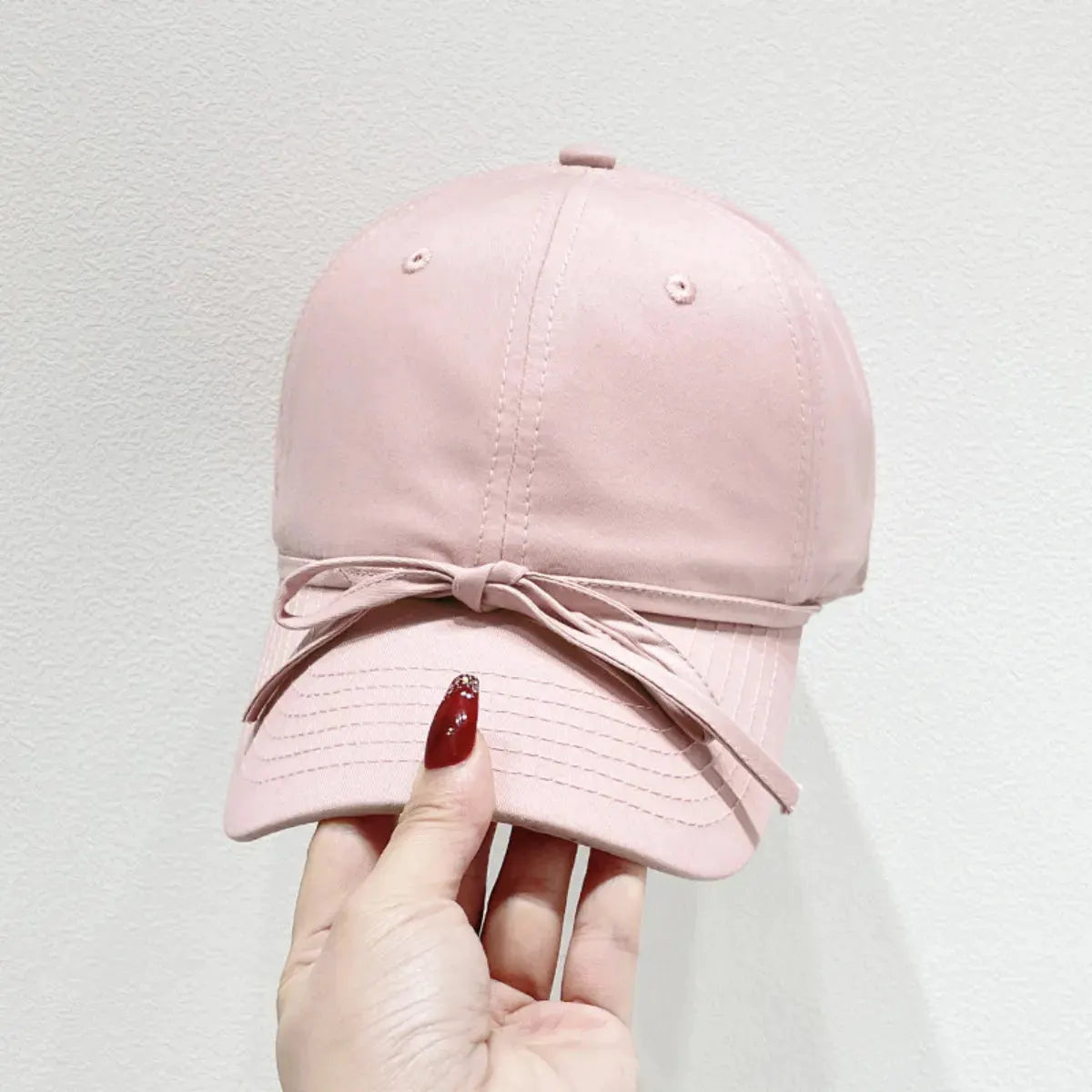 Bow Solid Color Baseball Cap by Partner Label