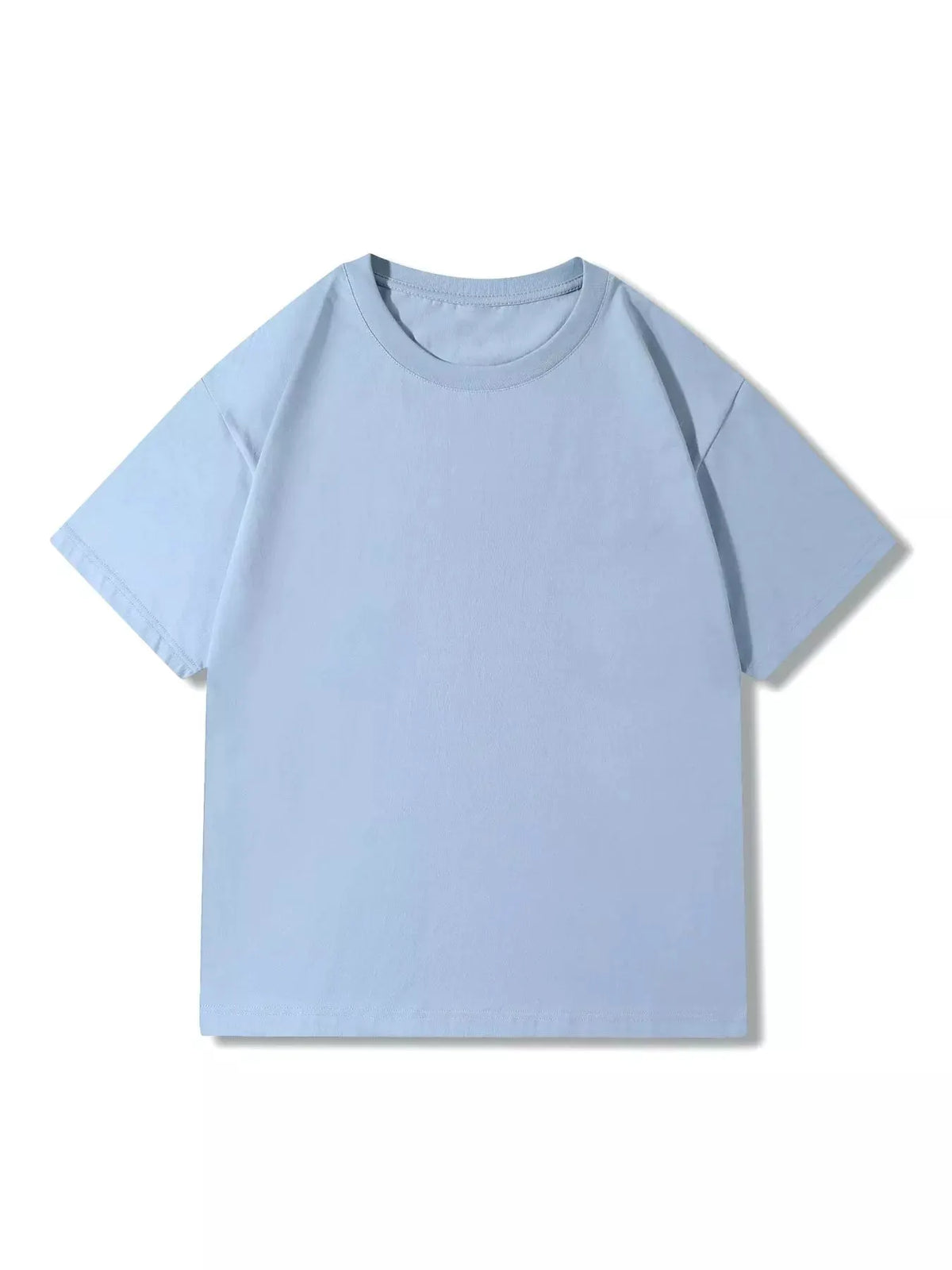 Men's Full Size Classic Crew Neck Solid Color T-Shirt Plus Size by Trendsi