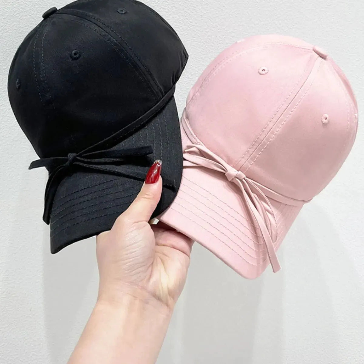 Bow Solid Color Baseball Cap by Partner Label