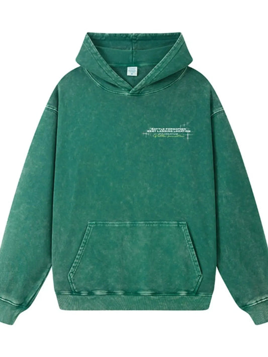 Men's Kangaroo Pocket Long Sleeve Hoodie by Trendsi