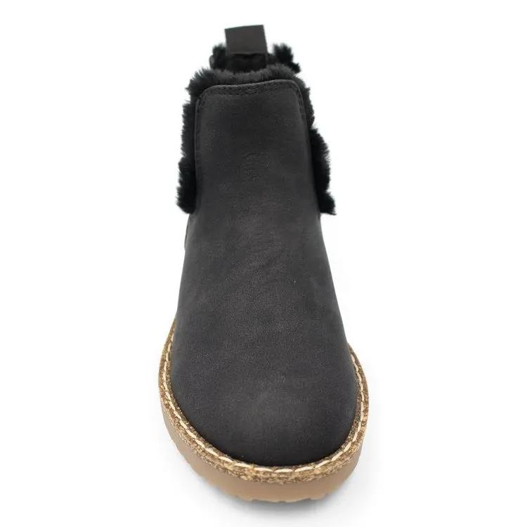 Leisure Warm Leopard Print Suede Boots Women by Maiden-Art