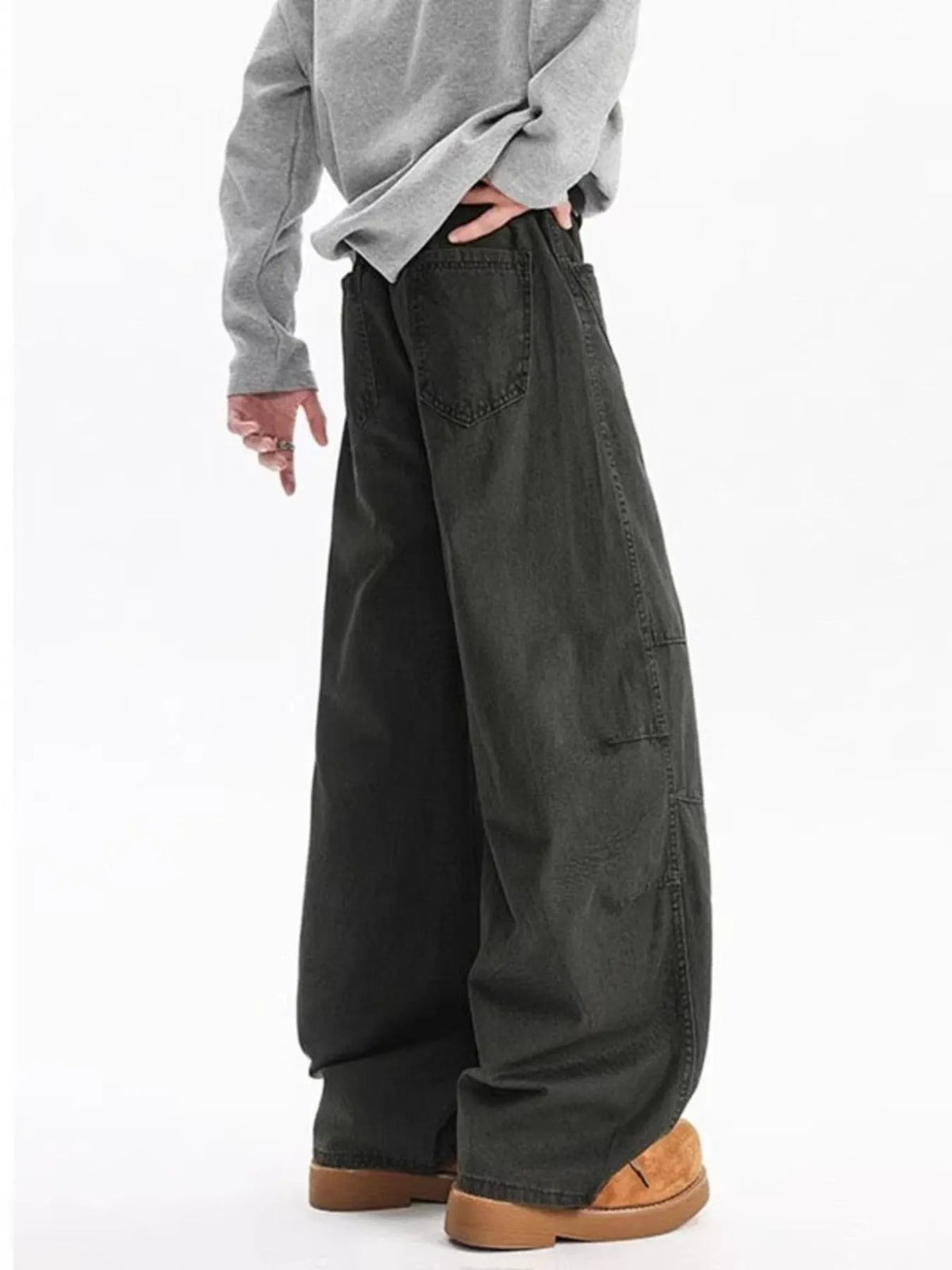Men's Full Size Wide Leg Jeans Plus Size by Partner Label