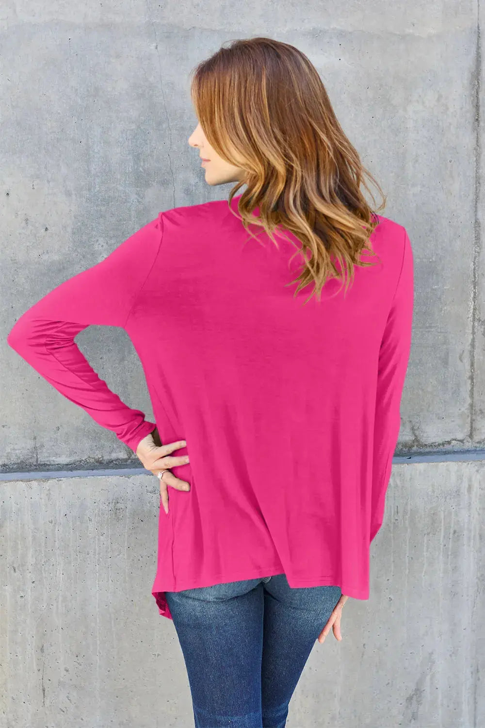 Basic Bae Full Size Open Front Long Sleeve Cardigan by Basic Bae