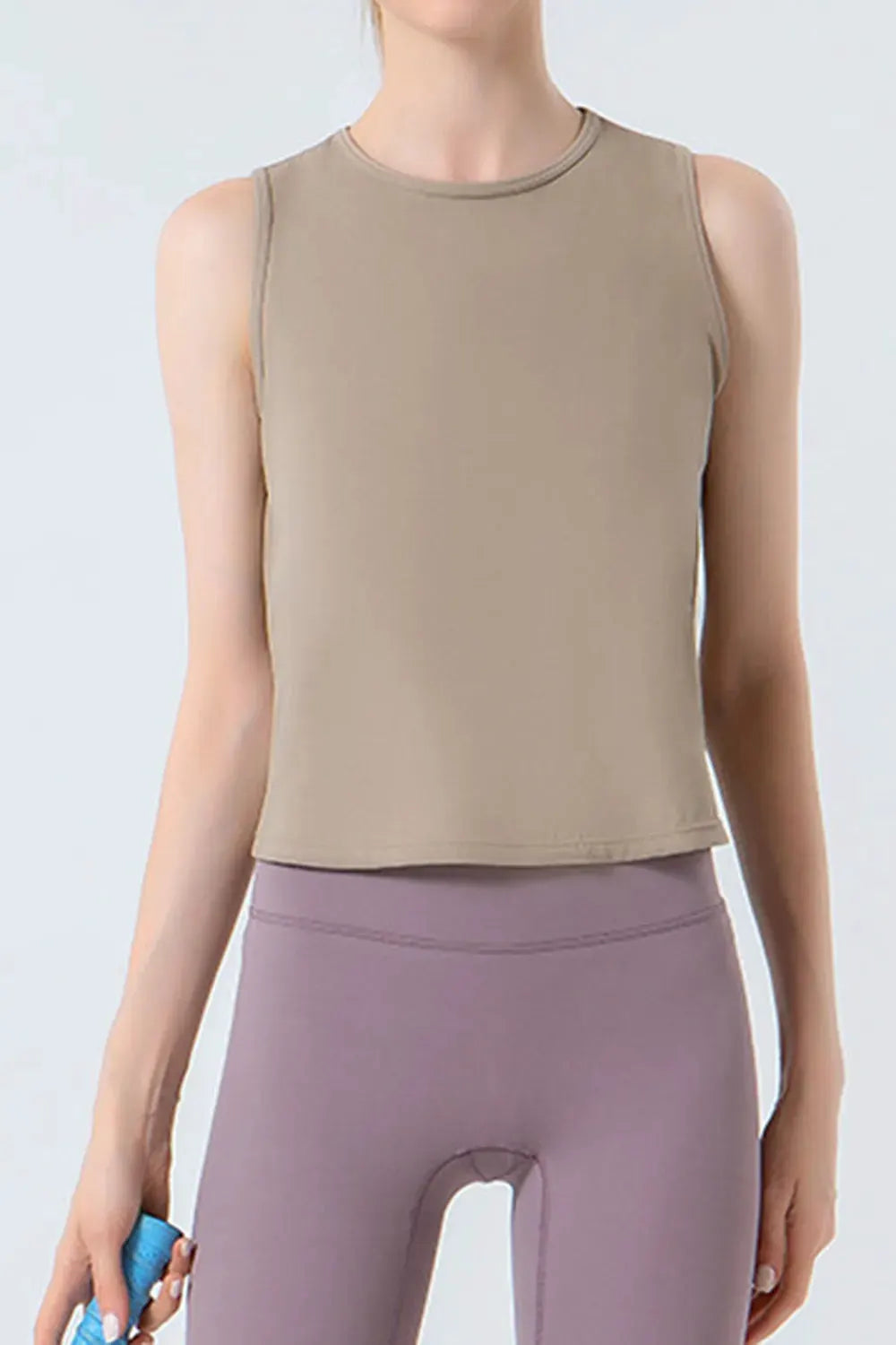 Round Neck Active Tank by Partner Label