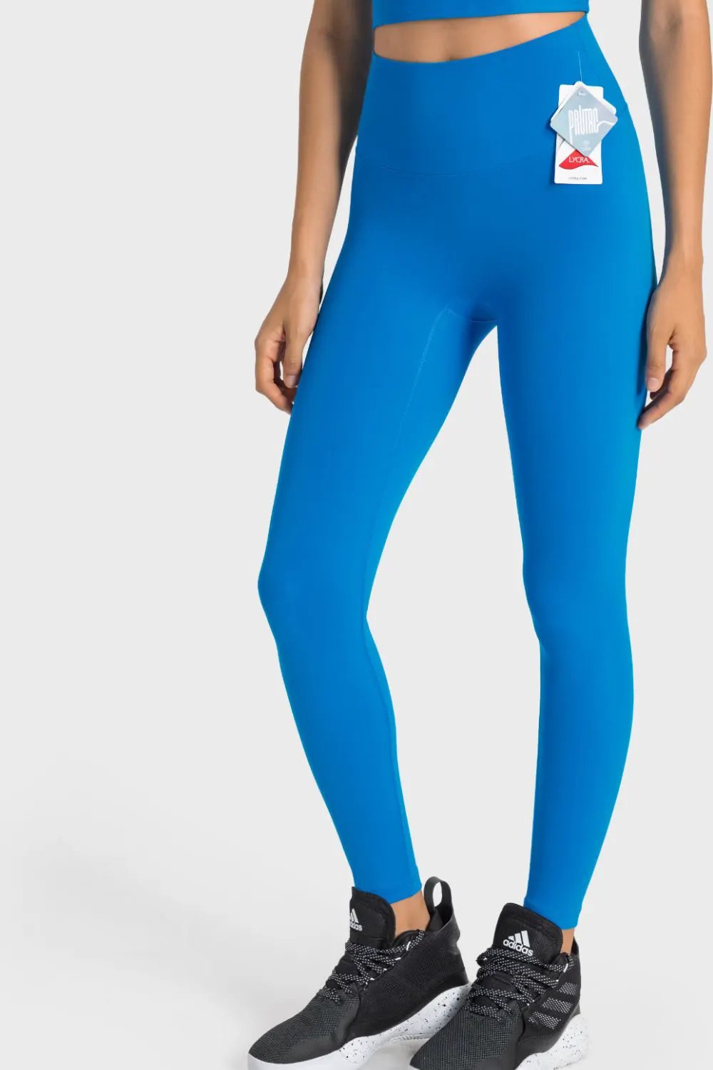 Millennia High-Rise Wide Waistband Yoga Leggings by Millennia