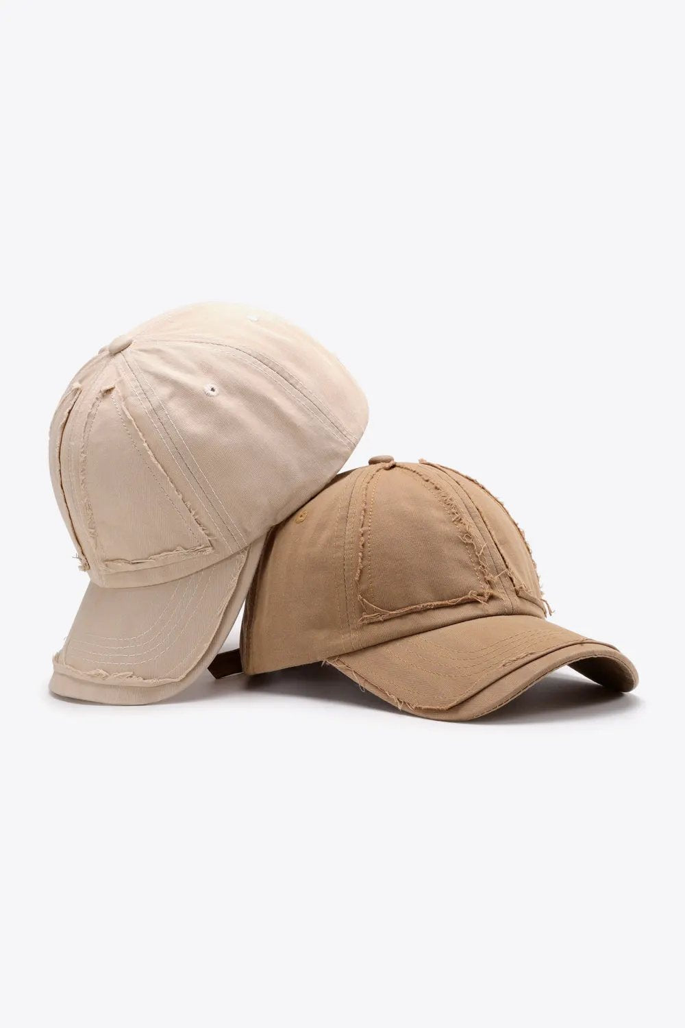 Distressed Adjustable Baseball Cap by Partner Label