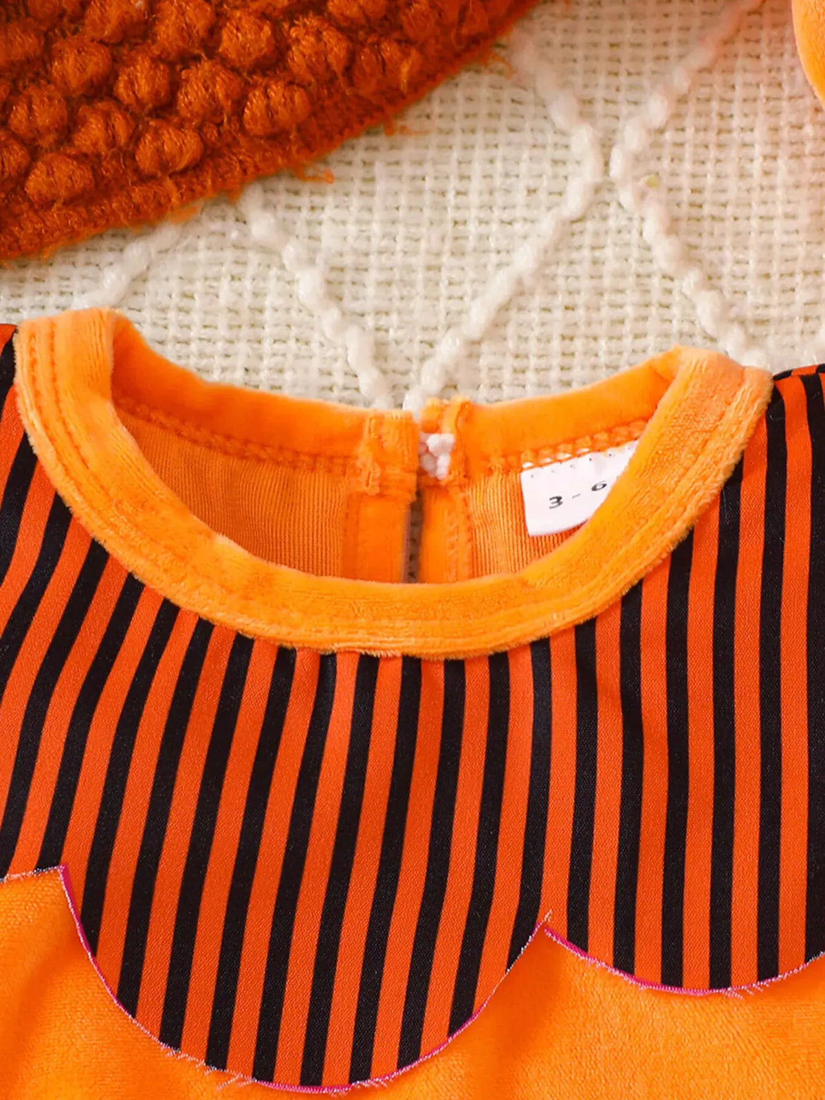 Children's Halloween Sleeveless Bodysuit and Hat Set by Trendsi