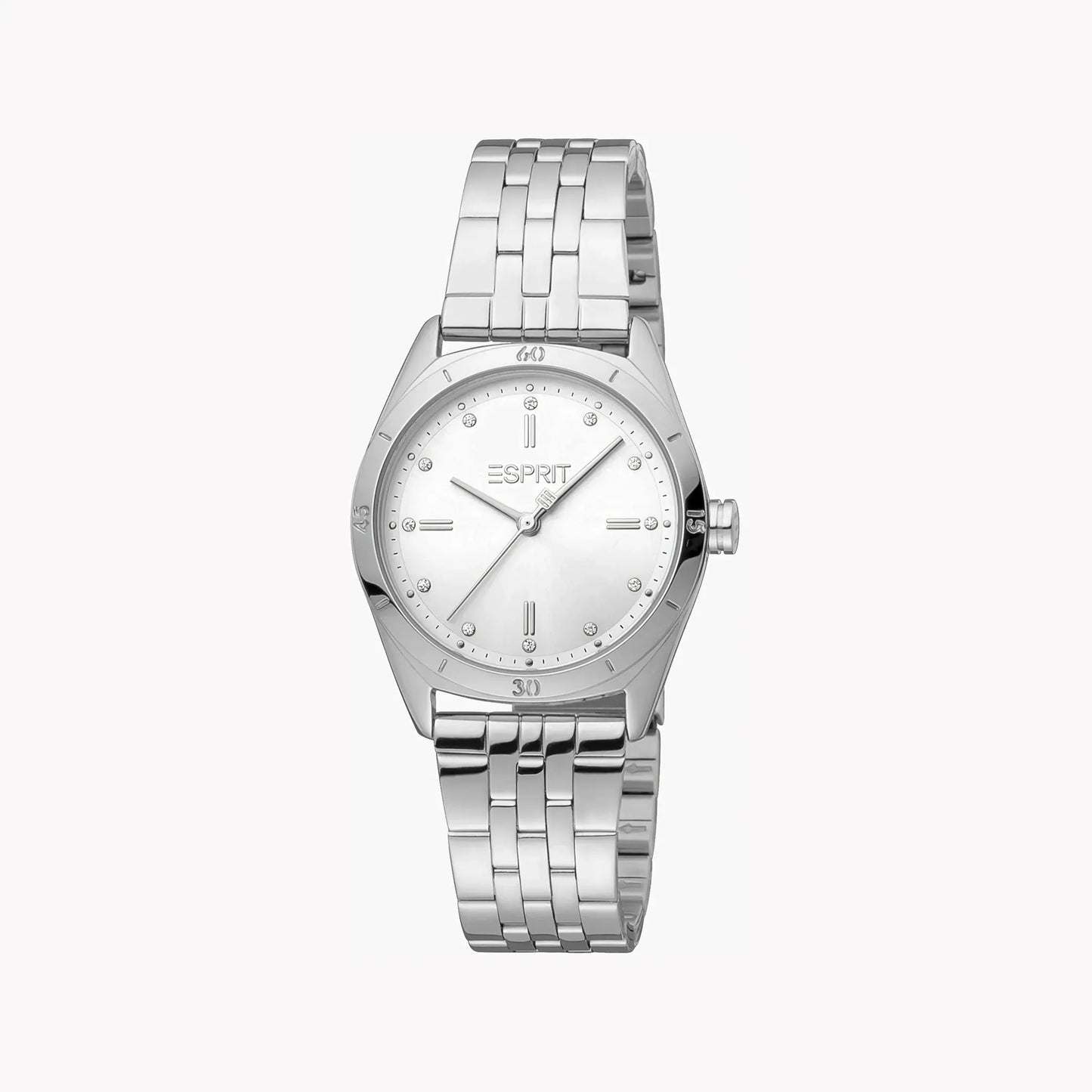 Esprit Women's Silver Stainless Steel Watch, Silver Dial | Es1l080m0035 by ESPRIT