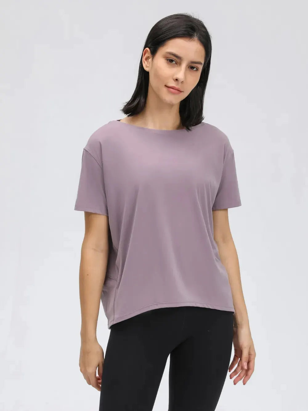 Millennia Round Neck Short Sleeve Active T-Shirt by Millennia