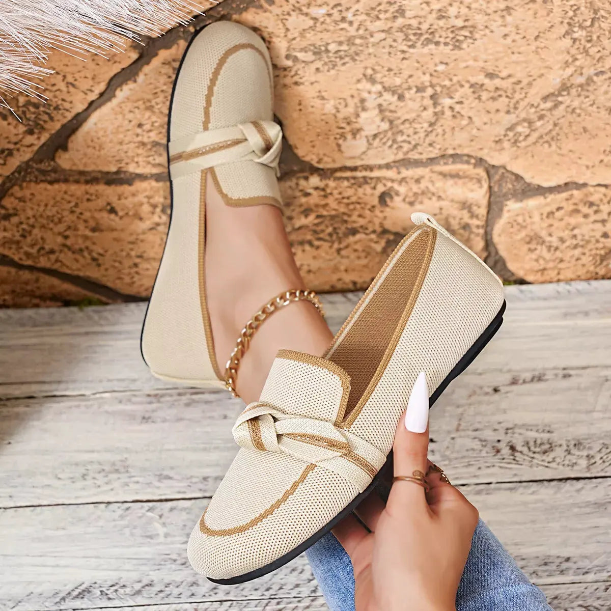 Breathable Mesh Slip-Ons by Partner Label