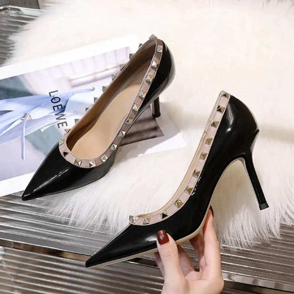 Point Toe Stiletto Pumps by Partner Label