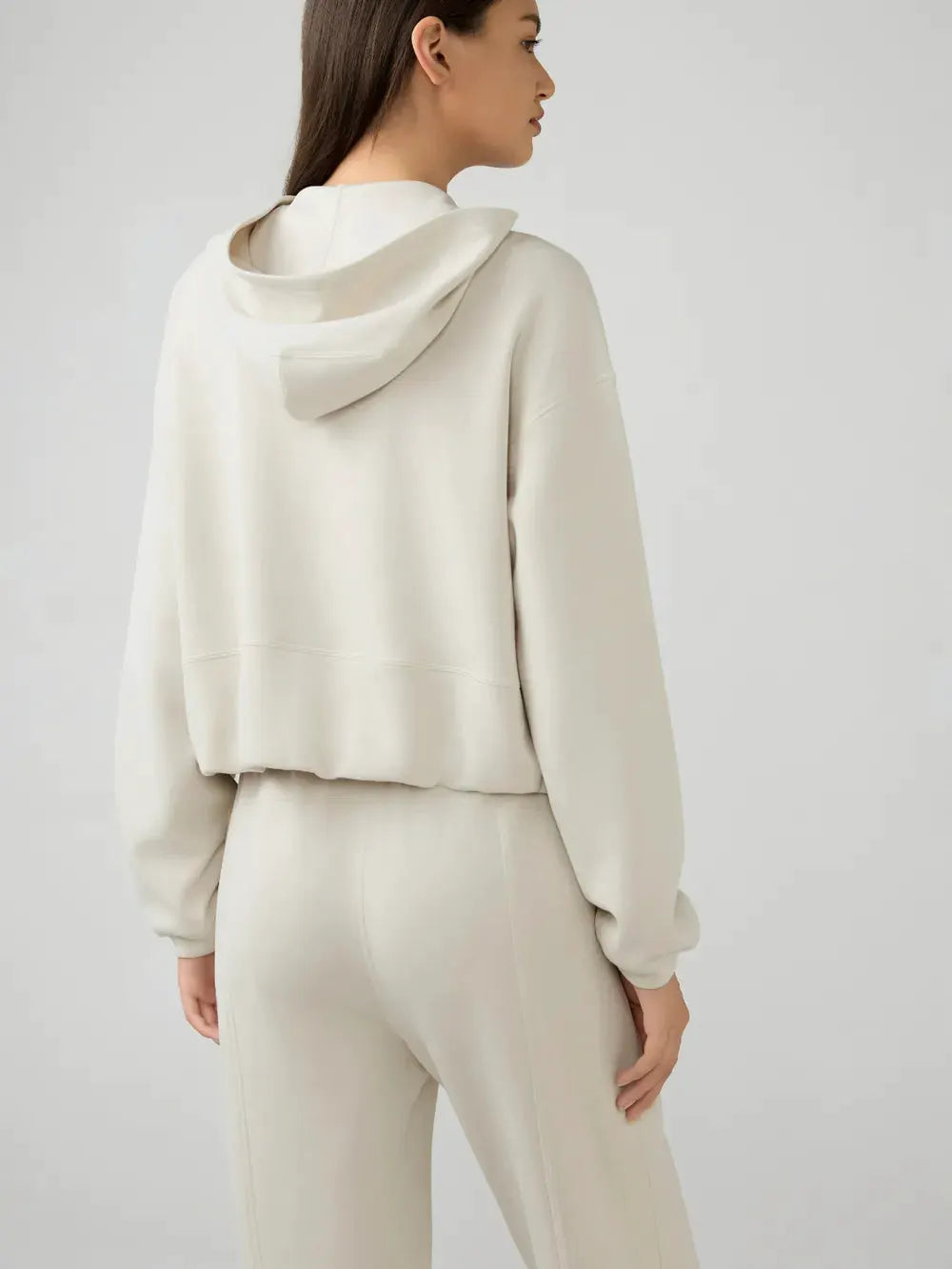 Millennia Zip Up Dropped Shouder Active Hooded by Millennia