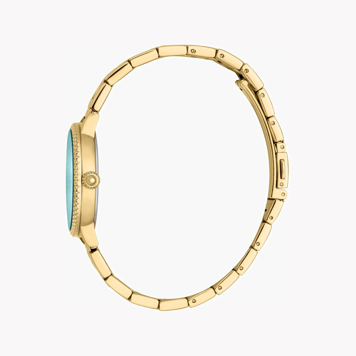Just Cavalli Women's Gold Stainless Steel Watch, Turquoise Dial | Jc1l259m0065 by JUST CAVALLI