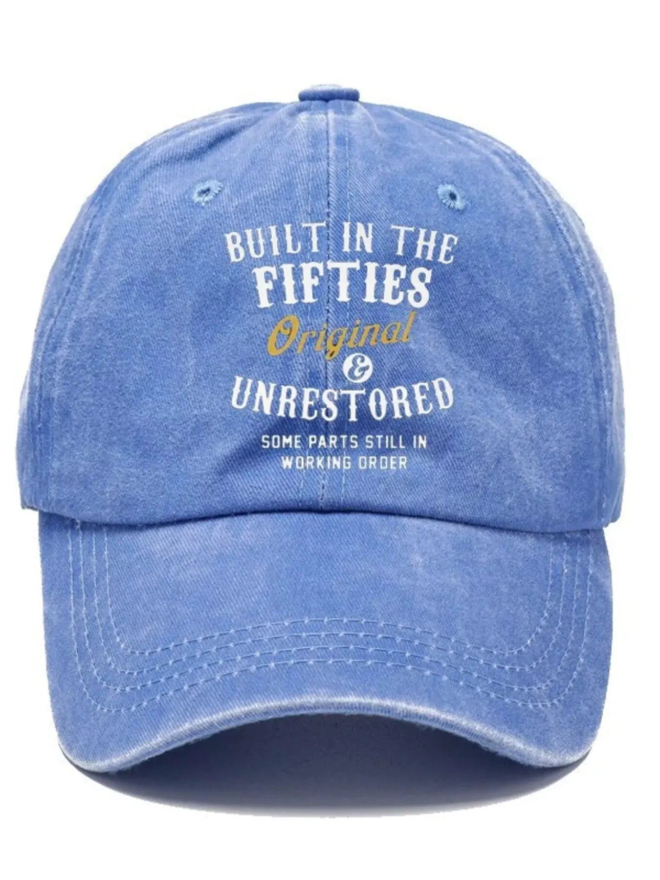 Letter Adjustable Baseball Cap by Partner Label