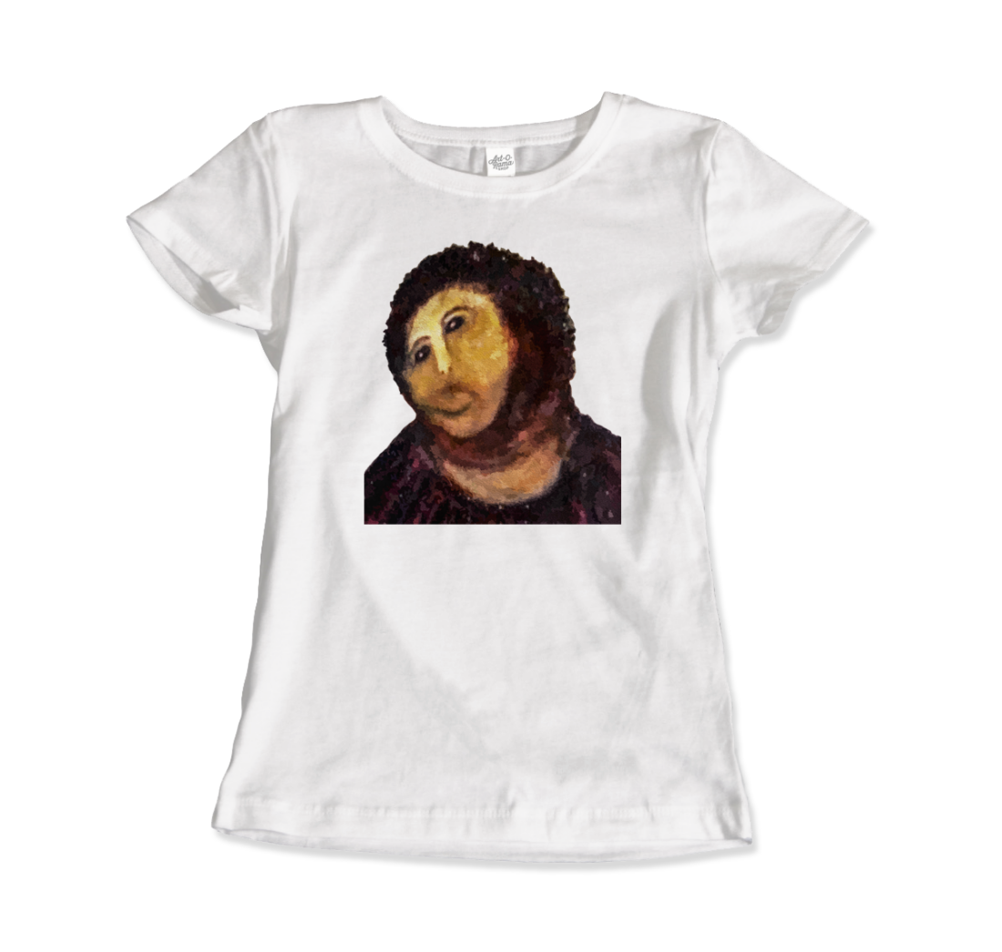 Ecce Homo (Behold the Monkey Ecce Mono) art t-shirt by Art-O-Rama Shop