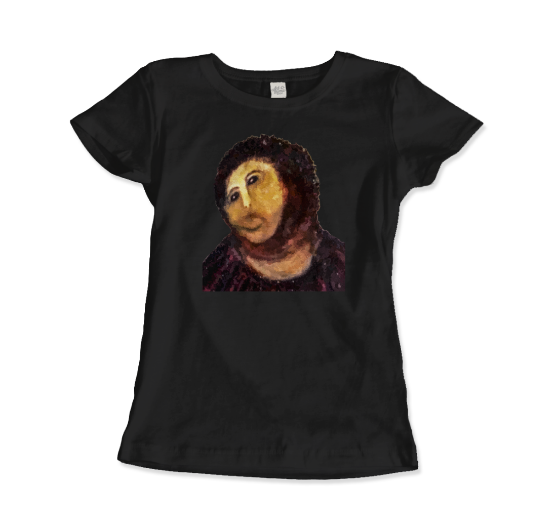 Ecce Homo (Behold the Monkey Ecce Mono) art t-shirt by Art-O-Rama Shop